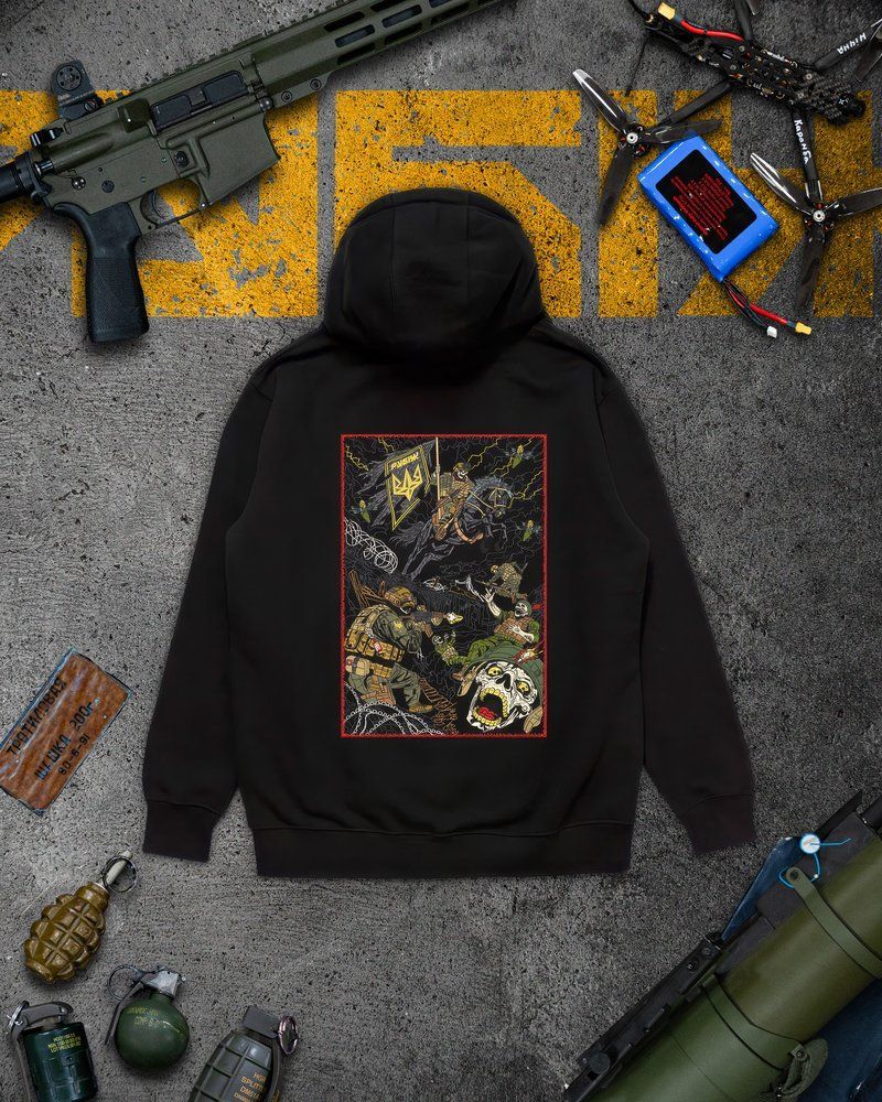 Лімітоване худі "РУБІЖ" х 4.5.0 project, S rubizh_450_hoodie фото