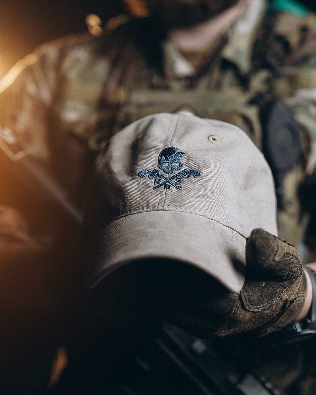 Кепка сіра "Веселий Роджер" Cap_RBZ_grey фото