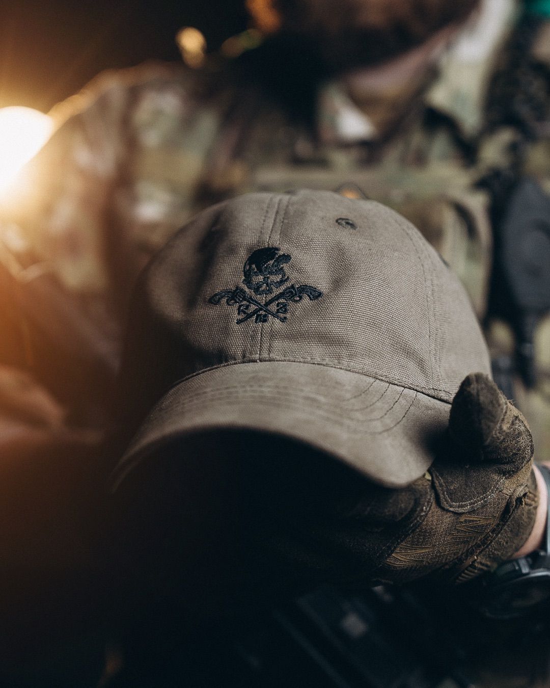 Кепка хакі "Веселий Роджер"  Cap_RBZ_khaki фото