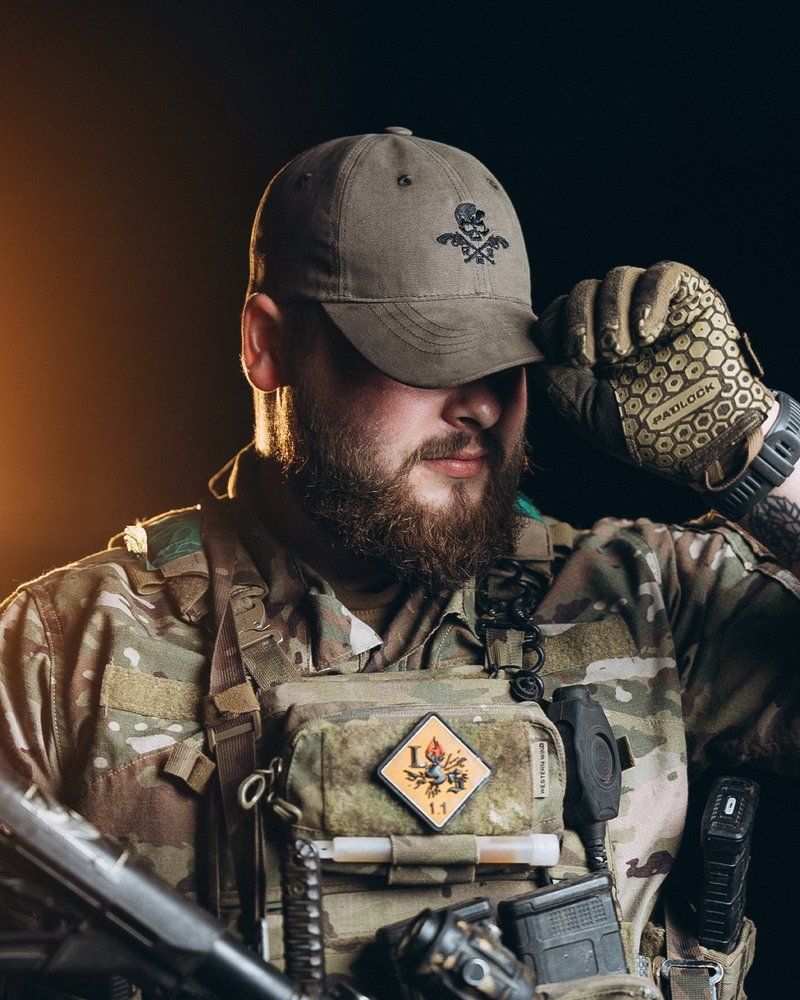 Кепка хакі "Веселий Роджер"  Cap_RBZ_khaki фото