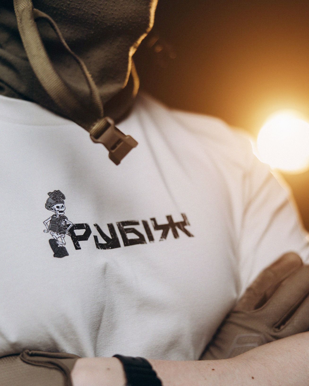Лімітована світла футболка "РУБІЖ" х ATF  rubizh_atf_light фото