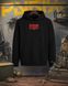 Жіноче лімітоване худі "РУБІЖ" x Bad Stories Company, Чорний, S/M rubizh_hoodie фото 2